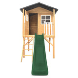 Darrahopens Baby & Kids > Baby & Kid's Toys > Outdoor Play Equipment Lifespan Kids Burleigh Cubby House with 2.2m Slide (Green) In Australia - Darrahopens