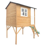 Darrahopens Baby & Kids > Baby & Kid's Toys > Outdoor Play Equipment Lifespan Kids Burleigh Cubby House with 2.2m Slide (Pastel Green) In Australia - Darrahopens