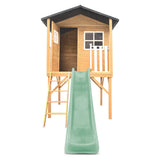 Darrahopens Baby & Kids > Baby & Kid's Toys > Outdoor Play Equipment Lifespan Kids Burleigh Cubby House with 2.2m Slide (Pastel Green) In Australia - Darrahopens
