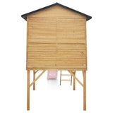Darrahopens Baby & Kids > Baby & Kid's Toys > Outdoor Play Equipment Lifespan Kids Burleigh Cubby House with 2.2m Slide (Pastel Pink) In Australia - Darrahopens