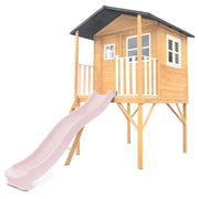 Lifespan Kids Burleigh Cubby House with 2.2m Slide (Pastel Pink) In Australia - Darrahopens