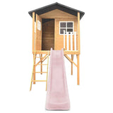 Lifespan Kids Burleigh Cubby House with 2.2m Slide (Pastel Pink) In Australia - Darrahopens