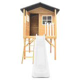 Lifespan Kids Burleigh Cubby House with 2.2m Slide (White) In Australia - Darrahopens