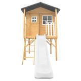 Lifespan Kids Burleigh Cubby House with 2.2m Slide (White) In Australia - Darrahopens