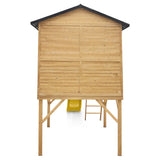 Darrahopens Baby & Kids > Baby & Kid's Toys > Outdoor Play Equipment Lifespan Kids Burleigh Cubby House with 2.2m Slide (Yellow) In Australia - Darrahopens