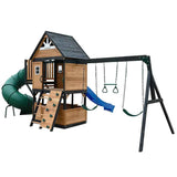 Lifespan Kids Claremont Swing Set & Play Centre with 2.2m Slide (Blue) In Australia - Darrahopens