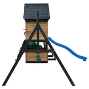 Darrahopens Baby & Kids > Baby & Kid's Toys > Outdoor Play Equipment Lifespan Kids Claremont Swing Set & Play Centre with 2.2m Slide (Blue) In Australia - Darrahopens