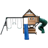 Lifespan Kids Claremont Swing Set & Play Centre with 2.2m Slide (Blue) In Australia - Darrahopens