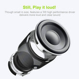 Darrahopens Baby & Kids > Baby & Kid's Toys > Outdoor Play Equipment Mini Bluetooth Speaker (Silver) | Portable & Pocket-Sized | Powerful Bass with Passive Radiator | 12-Hour Battery Life | Ideal for Outdoors
