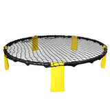 Darrahopens Baby & Kids > Baby & Kid's Toys > Outdoor Play Equipment Portable Outdoor Spikeball Roundnet Game Set Team Beach Ball Game Bouncer Toy with Carrying Bag Net and 3 Balls Played Indoor Outdoor Lawn Beach Tailgating