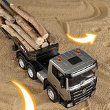Darrahopens Baby & Kids > Baby & Kid's Toys > Outdoor Play Equipment Rc Flat Truck 9-Channel Alloy Remote Control Trailer