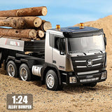 Darrahopens Baby & Kids > Baby & Kid's Toys > Outdoor Play Equipment Rc Flat Truck 9-Channel Alloy Remote Control Trailer