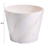 Darrahopens Baby & Kids > Baby & Kid's Toys > Outdoor Play Equipment Red & White Imitation Marble Pot 25cm