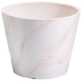 Darrahopens Baby & Kids > Baby & Kid's Toys > Outdoor Play Equipment Red & White Imitation Marble Pot 25cm