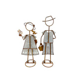 Darrahopens Baby & Kids > Baby & Kid's Toys > Outdoor Play Equipment Set 2 Farm Kids - Girl W Pot Planter Assorted 30x80cm