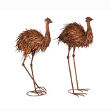 Darrahopens Baby & Kids > Baby & Kid's Toys > Outdoor Play Equipment Set 2 Large Assorted Emus Garden Statue 37x58cm