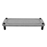 Darrahopens Baby & Kids > Baby & Kid's Toys > Outdoor Play Equipment Sink Caddy Instant Dry Sink Organizer Dries Instantly Sink Holder Diatomaceous Pedestal Stand Riser with Stainless Steel Feet Grey In Australia - Darrahopens