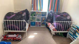 Darrahopens Baby & Kids > Baby & Kid's Toys > Outdoor Play Equipment Space-Themed Bed Tent 80x220 cm - Kids' Cosmic Hideaway