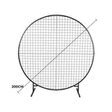 Darrahopens Baby & Kids > Baby & Kid's Toys > Outdoor Play Equipment Sturdy Circular Flower Wall / Event Stand 200cm Diameter (Black Frame)