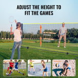 Darrahopens Baby & Kids > Baby & Kid's Toys > Outdoor Play Equipment VEVOR 20ft Badminton Net Set Outdoor Portable Volleyball Pickleball Tennis Net