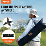 Darrahopens Baby & Kids > Baby & Kid's Toys > Outdoor Play Equipment VEVOR 20ft Badminton Net Set Outdoor Portable Volleyball Pickleball Tennis Net