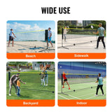 Darrahopens Baby & Kids > Baby & Kid's Toys > Outdoor Play Equipment VEVOR 20ft Badminton Net Set Outdoor Portable Volleyball Pickleball Tennis Net