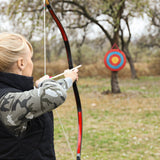 Darrahopens Baby & Kids > Baby & Kid's Toys > Outdoor Play Equipment VEVOR Archery Target, 5 Layers 20" Arrow Target, Traditional Solid Straw Round Archery Target Shooting Bow, Hand-Made Arrows Target, Coloured Rope Target for Backyard Outdoor Hunting Shooting Practice
