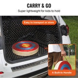 Darrahopens Baby & Kids > Baby & Kid's Toys > Outdoor Play Equipment VEVOR Archery Target, 5 Layers 20" Arrow Target, Traditional Solid Straw Round Archery Target Shooting Bow, Hand-Made Arrows Target, Coloured Rope Target for Backyard Outdoor Hunting Shooting Practice