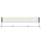 Darrahopens Baby & Kids > Baby & Kid's Toys > Outdoor Play Equipment VEVOR Badminton Net, Height Adjustable Volleyball Net, 17ft Wide Foldable Pickleball Net, Portable Easy Setup Tennis Net Set with Poles, Stand and Carry Bag, for Kids Backyard Game Indoor Outdoor Use