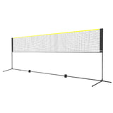 Darrahopens Baby & Kids > Baby & Kid's Toys > Outdoor Play Equipment VEVOR Badminton Net, Height Adjustable Volleyball Net, 17ft Wide Foldable Pickleball Net, Portable Easy Setup Tennis Net Set with Poles, Stand and Carry Bag, for Kids Backyard Game Indoor Outdoor Use