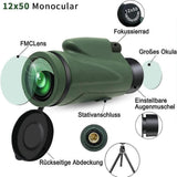 Darrahopens Baby & Kids > Baby & Kid's Toys > Outdoor Play Equipment Waterproof Spotting Binoculars for Adults Small Night Vision Green Compact