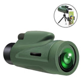 Darrahopens Baby & Kids > Baby & Kid's Toys > Outdoor Play Equipment Waterproof Spotting Binoculars for Adults Small Night Vision Green Compact
