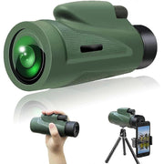 Darrahopens Baby & Kids > Baby & Kid's Toys > Outdoor Play Equipment Waterproof Spotting Binoculars for Adults Small Night Vision Green Compact