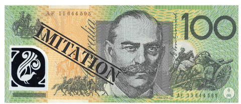 Darrahopens Baby & Kids > Baby & Kid's Toys > Pretend Play 100 Dollar Australian Souvenir Note Pad Fake AUD Money - 1 Pack of 50 Sheets