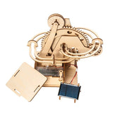 Darrahopens Baby & Kids > Baby & Kid's Toys > Pretend Play 3D Wooden Marble Run Puzzle Craft Toy, Gift for Adults & Teen Boys Girls, Age 14+, DIY Model Building Kits - Waterwheel Coaster