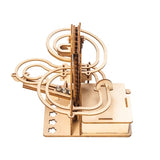 Darrahopens Baby & Kids > Baby & Kid's Toys > Pretend Play 3D Wooden Marble Run Puzzle Craft Toy, Gift for Adults & Teen Boys Girls, Age 14+, DIY Model Building Kits - Waterwheel Coaster