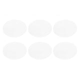 Darrahopens Baby & Kids > Baby & Kid's Toys > Pretend Play 6PCS Round Placemat Woven White Table Mat Heat Insulation Easy to Clean Versatile Dining Accessory for Home Kitchen Decor In Australia - Darrahopens
