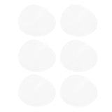 Darrahopens Baby & Kids > Baby & Kid's Toys > Pretend Play 6PCS Round Placemat Woven White Table Mat Heat Insulation Easy to Clean Versatile Dining Accessory for Home Kitchen Decor In Australia - Darrahopens