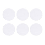 Darrahopens Baby & Kids > Baby & Kid's Toys > Pretend Play 6PCS Round Placemat Woven White Table Mat Heat Insulation Easy to Clean Versatile Dining Accessory for Home Kitchen Decor In Australia - Darrahopens