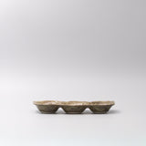 Darrahopens Baby & Kids > Baby & Kid's Toys > Pretend Play Edamame Triple Pod Dish Green Glaze