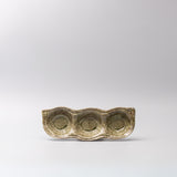 Darrahopens Baby & Kids > Baby & Kid's Toys > Pretend Play Edamame Triple Pod Dish Green Glaze