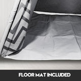 Darrahopens Baby & Kids > Baby & Kid's Toys > Pretend Play Giant Cotton Canvas Kids Teepee Wigwam Children Pretend Play Tent Indoor Outdoor Party - black