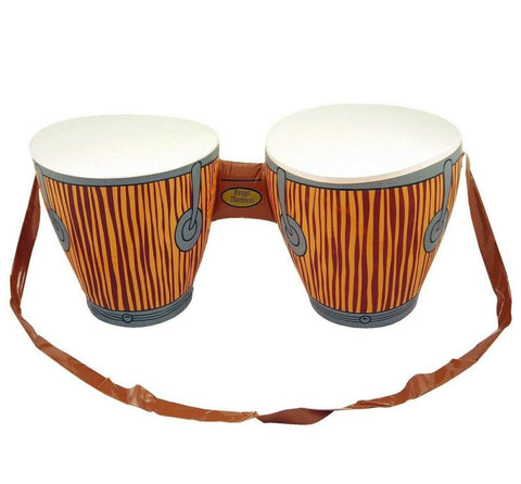 Darrahopens Baby & Kids > Baby & Kid's Toys > Pretend Play Inflatable Double Bongo Drums African Tropical Beach Party Fancy Dress Hawaiian Luau