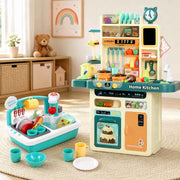 Darrahopens Baby & Kids > Baby & Kid's Toys > Pretend Play Keezi 2 Piece Kids Pretend Kitchen and Washing Playset Sink Toys In Australia - Darrahopens