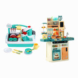 Darrahopens Baby & Kids > Baby & Kid's Toys > Pretend Play Keezi 2 Piece Kids Pretend Kitchen and Washing Playset Sink Toys In Australia - Darrahopens