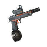 Darrahopens Baby & Kids > Baby & Kid's Toys > Pretend Play Keezi Kids Adult Electric Water Gun 500ml Water Tank Light Squirt Guns Toys Grey