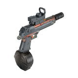 Darrahopens Baby & Kids > Baby & Kid's Toys > Pretend Play Keezi Kids Adult Electric Water Gun 500ml Water Tank Light Squirt Guns Toys Grey