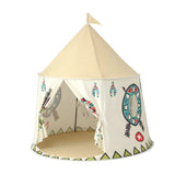 Darrahopens Baby & Kids > Baby & Kid's Toys > Pretend Play Keezi Kids Play Tent Playhouse Castle with Window Flag Carry Bag 115cmx115cm