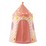 Darrahopens Baby & Kids > Baby & Kid's Toys > Pretend Play Keezi Kids Play Tent with Star Lights and Window Carry Bag 116cmx153cm Playhouse