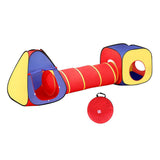 Darrahopens Baby & Kids > Baby & Kid's Toys > Pretend Play Keezi Kids Playhouse Play Tent Pop Up Teepee Castle Crawl Tunnel Outdoor Indoor Toys Children Gift